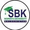 Sardar Bahadur Khan University SBK Women University logo